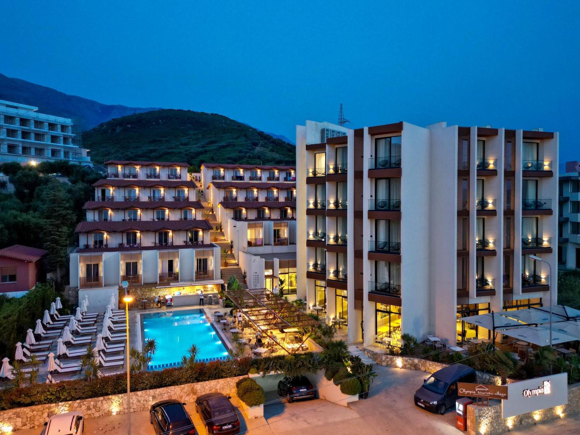 Hotel Olympia Touristic Village Radhime Bagian luar foto
